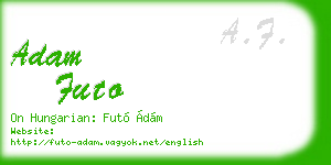 adam futo business card